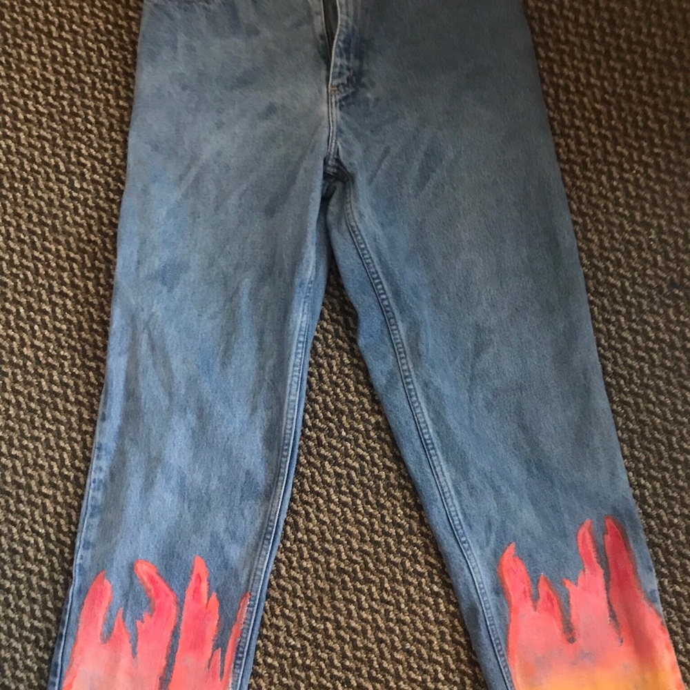 flame jeans